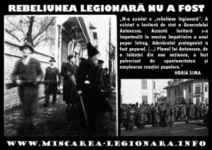 Nu a existat rebeliunea legionară