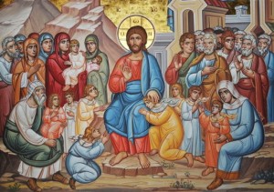 Lasați copii să vină - Hristos