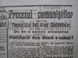 Procesul comunistior-Max-Goldstein