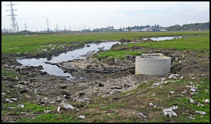 (VIDEO) Situație jenantă pentru IAȘI: un câmp plin de dejecții există în imediata apropiere a Stației de tratare a apei Chirița, care alimentează aproape jumătate din oraș