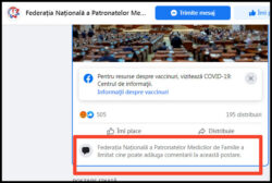 Federația Națională a Patronatelor Medicilor de Familie