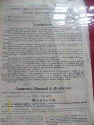 Rezolutie Unire Bucovina