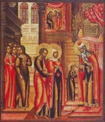 Icoana Intrarii in Biserica a Maicii Domnului