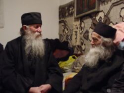 Parintele Iustin cu parintele Iioanichie Bălan