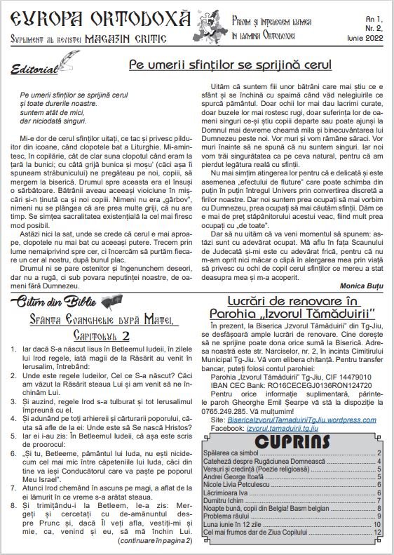 Europa Ortodoxă,2