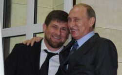 Ramzan Kadirov şi Vladimir Putin (Telegram)