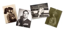fotografie documentară și uniforme de epocă dedicată Regelui Mihai I și Reginei-Mamă Elena a României