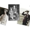 fotografie documentară și uniforme de epocă dedicată Regelui Mihai I și Reginei-Mamă Elena a României