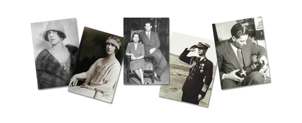 fotografie documentară și uniforme de epocă dedicată Regelui Mihai I și Reginei-Mamă Elena a României