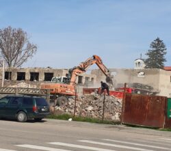 Demolare fabrica de tutun din Satu Mare