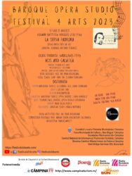 Afiș Masterclasses / PRIMA "OPERĂ" LA CÂMPINA