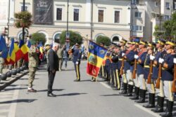 Ministrul Tîlvăr la ceremoniile militare desfășurate în garnizoana Sfântu-Gheorghex