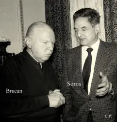 Brucan cu magnatul Soros