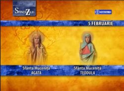 Sfinta Muceniță Agata; Sf Muceniță Teodula
