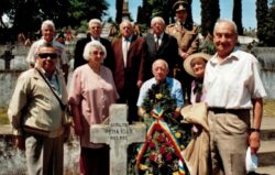 Ion Pena cimitirul eroilor cu asociatia