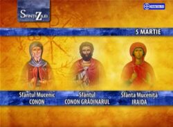 Sfântul Cuvios Conon, Sfântul Mucenic Conon și Sfântul Cuvios Marcu 