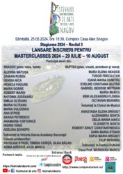 afis recital - Masterclasses 2024