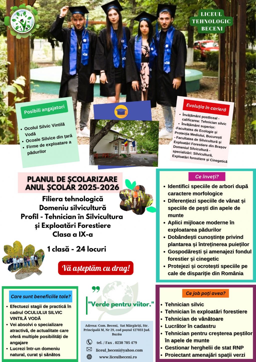 Ziua Porților Deschise la Liceul Tehnologic Beceni