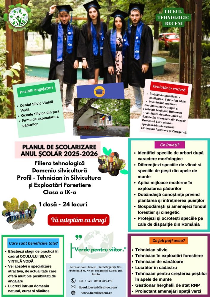 Ziua Porților Deschise la Liceul Tehnologic Beceni