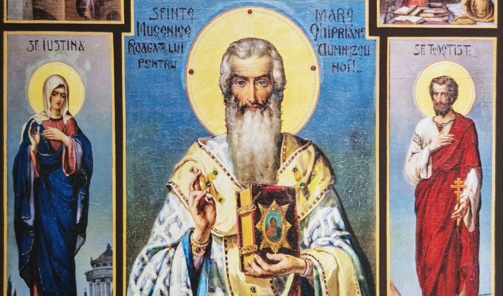 Sf. Sfinţit Mc. Ciprian și Sf. Mc. Iustina fecioara (2 octombrie)