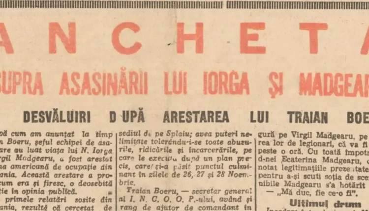 Asasinarea lui N Iorga RomaniaLibera