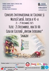 Afiș Concurs Colinde, Ed. VI _format mic