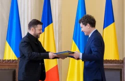 Acord Romania-Ucraina - Președintele Nicușor Dan și omologul ucrainean Volodîmîr Zelenski a