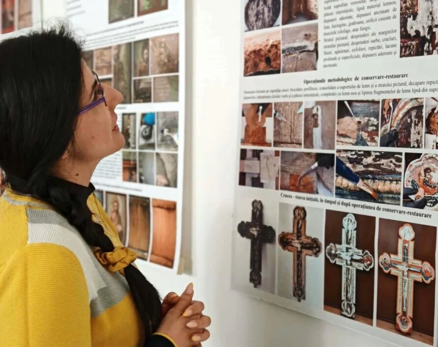 Expoziție despre conservarea și restaurarea patrimoniului cultural, organizată de Facultatea de Teologie din Craiova